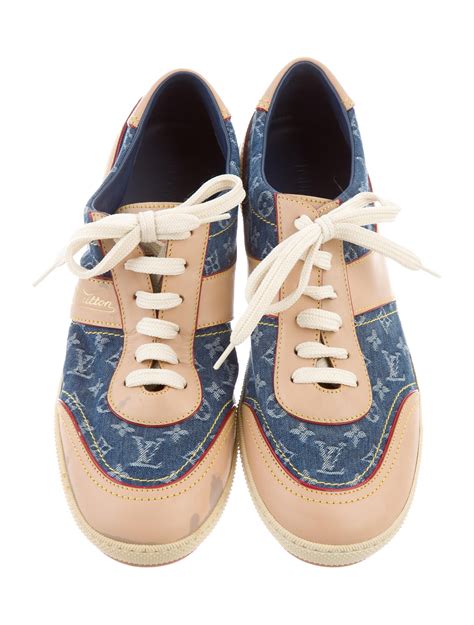 louis vuitton women sneakers|Louis Vuitton denim sneakers women's.